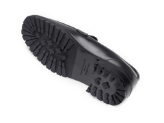 Charlotte Penny Loafers in Black Calf