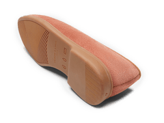 Stride Loafers in Orange Glove Suede Caramel Sole