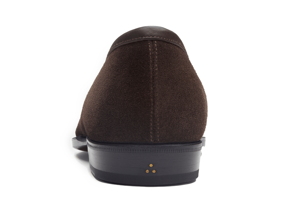 Grand Seine Tassel Loafers in Dark Brown Noble Suede
