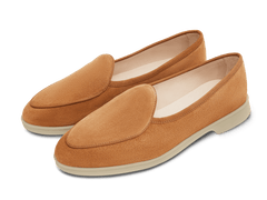 Stride Loafers in Casaque Suede Natural Sole