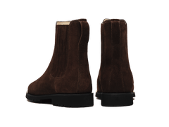 Arlington Chelsea Boots in Dark Brown Glove Suede