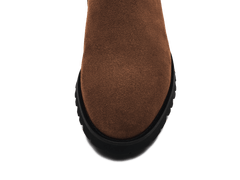 Arlington Chelsea Boots in Noisette Brown Glove Suede