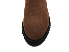 Arlington Chelsea Boots in Noisette Brown Glove Suede