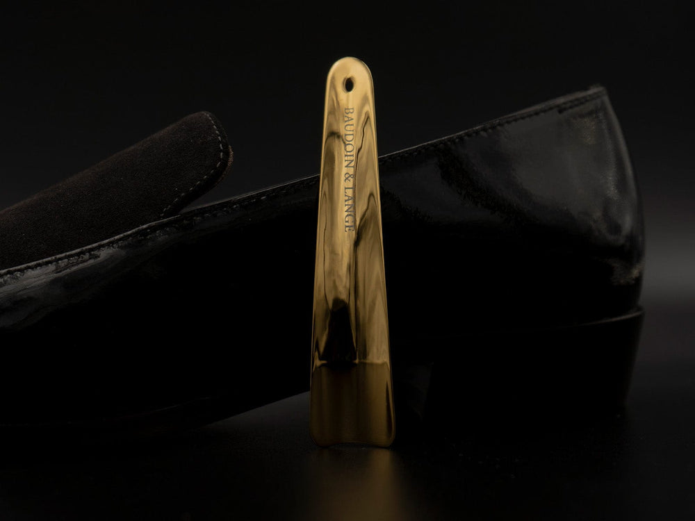 14K Yellow Gold-Plated Shoe Horn