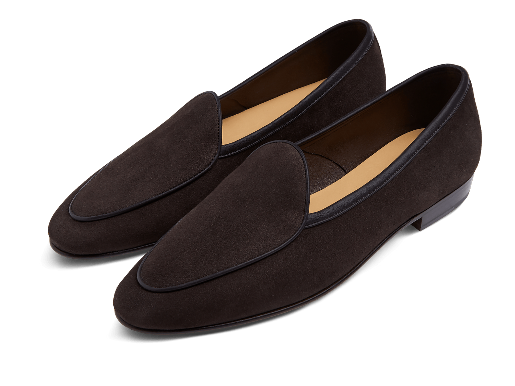 Sagan Classic Loafers in Lusitanias Dark Brown Asteria Suede