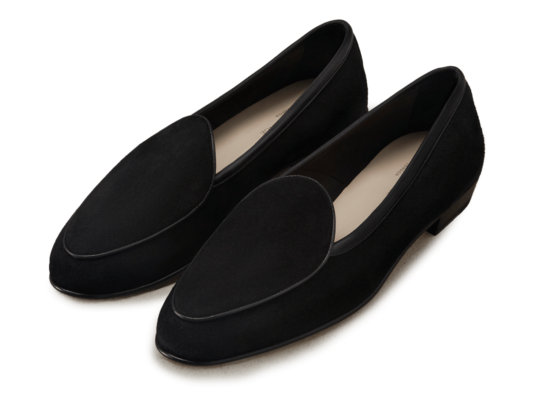 Sagan Classic Loafers in Obsidian Black Asteria Suede