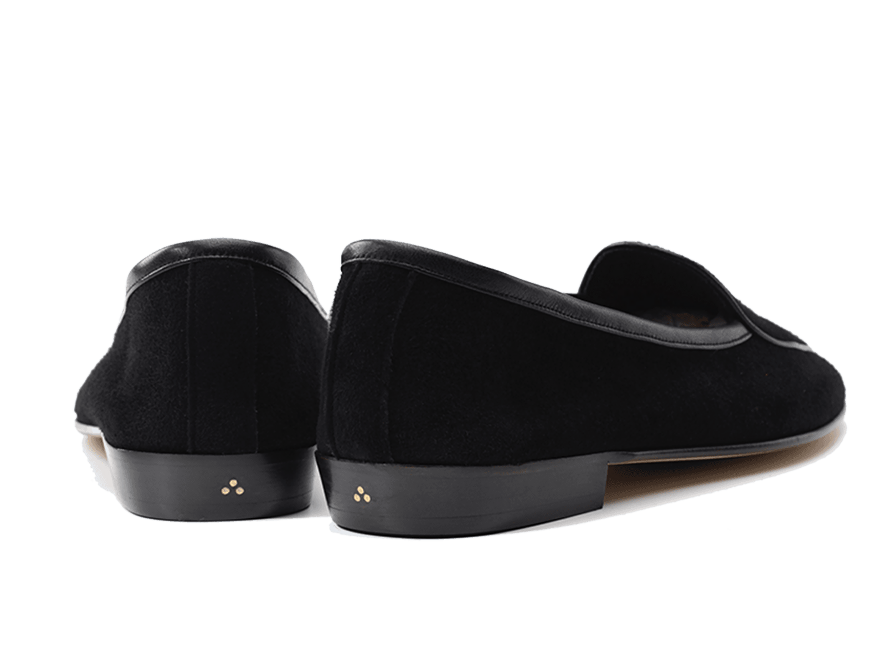 Sagan Classic Loafers in Obsidian Black Asteria Suede