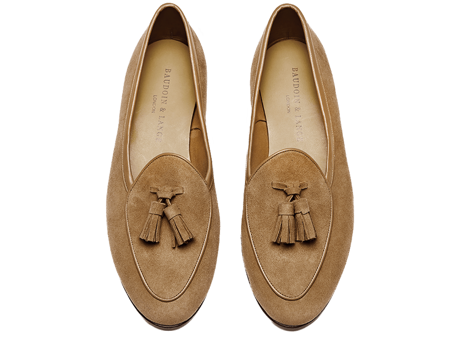 Sagan Classic Tassel Loafers in Sahara Asteria Suede