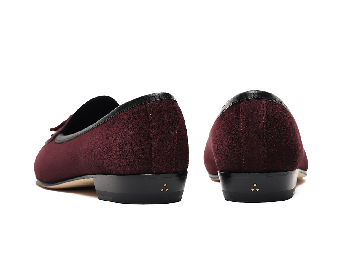 Sagan Tassel Loafers in Sultan Suede