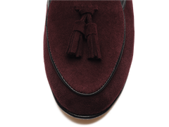 Sagan Tassel Loafers in Sultan Suede