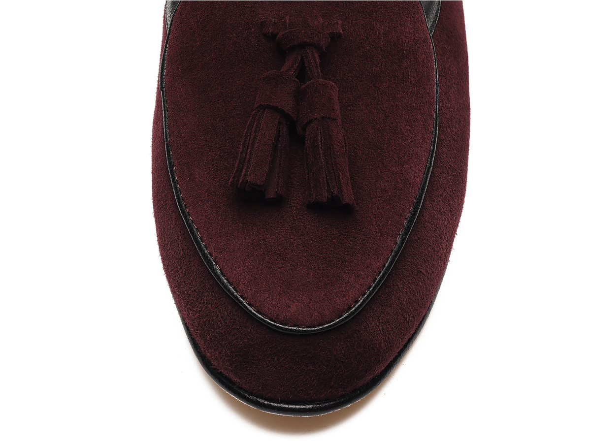 Sagan Tassel Loafers in Sultan Suede