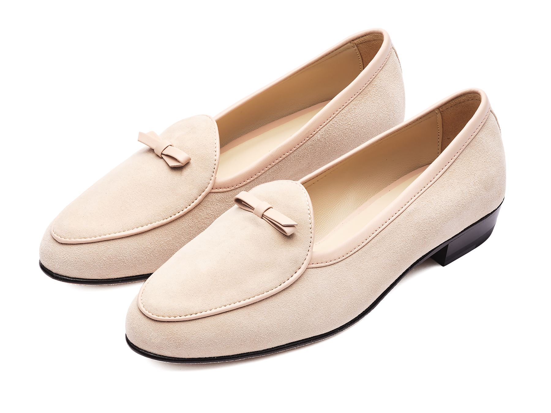 Sagan Bow in Albâtre Asteria Suede
