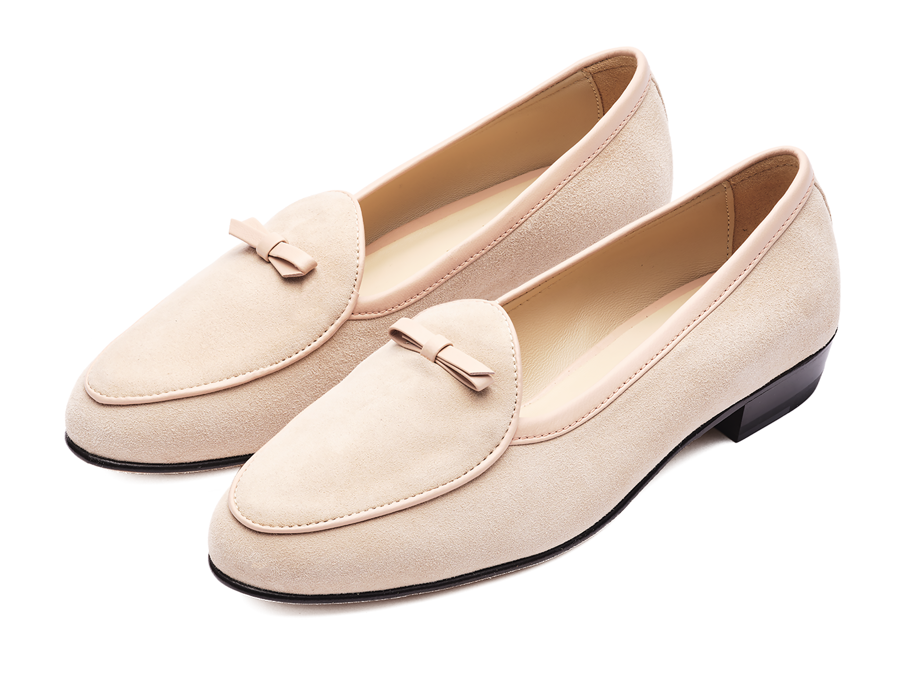 Sagan Bow in Albâtre Asteria Suede