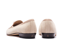 Sagan Bow in Albâtre Asteria Suede