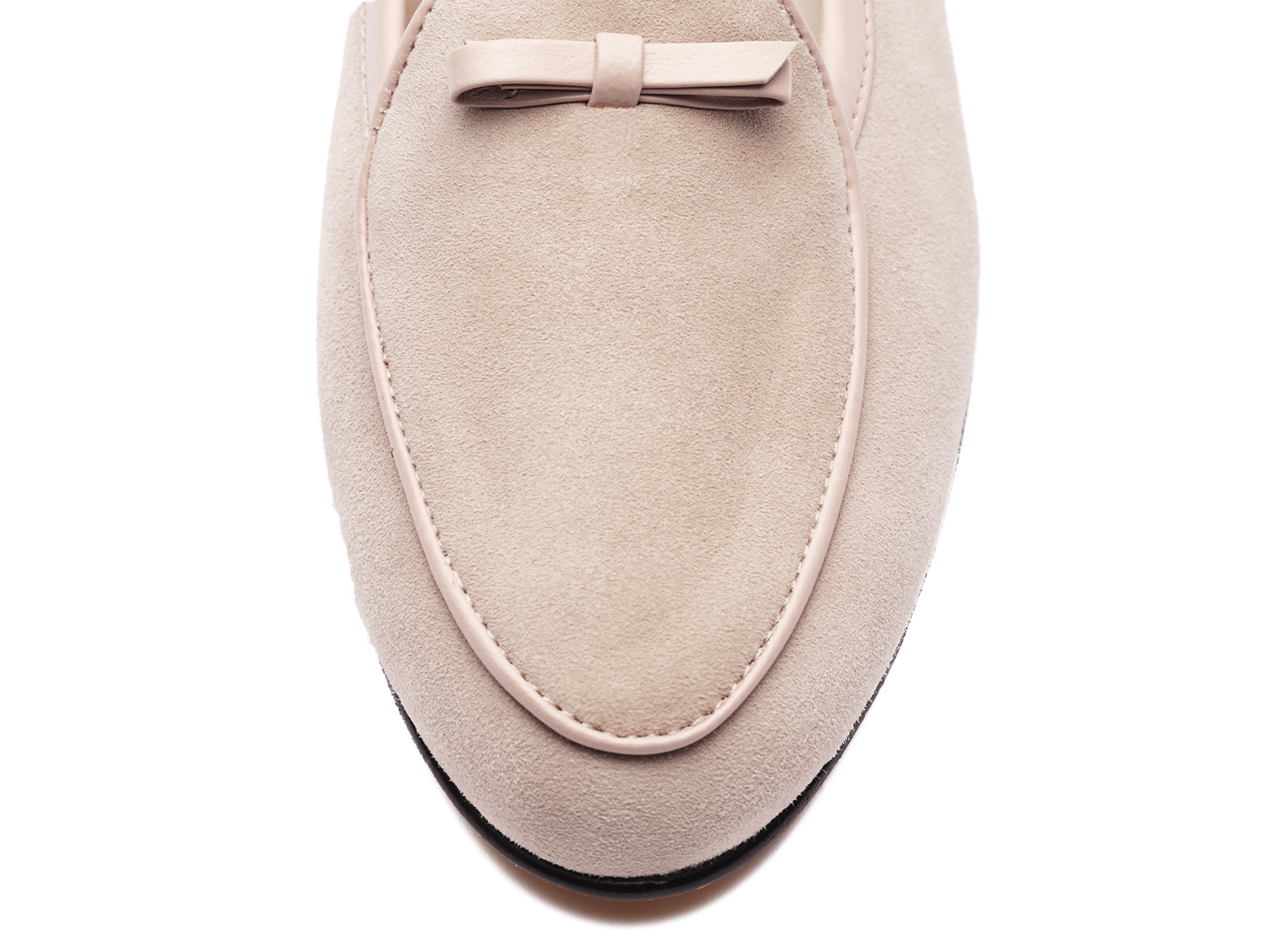 Sagan Bow in Albâtre Asteria Suede