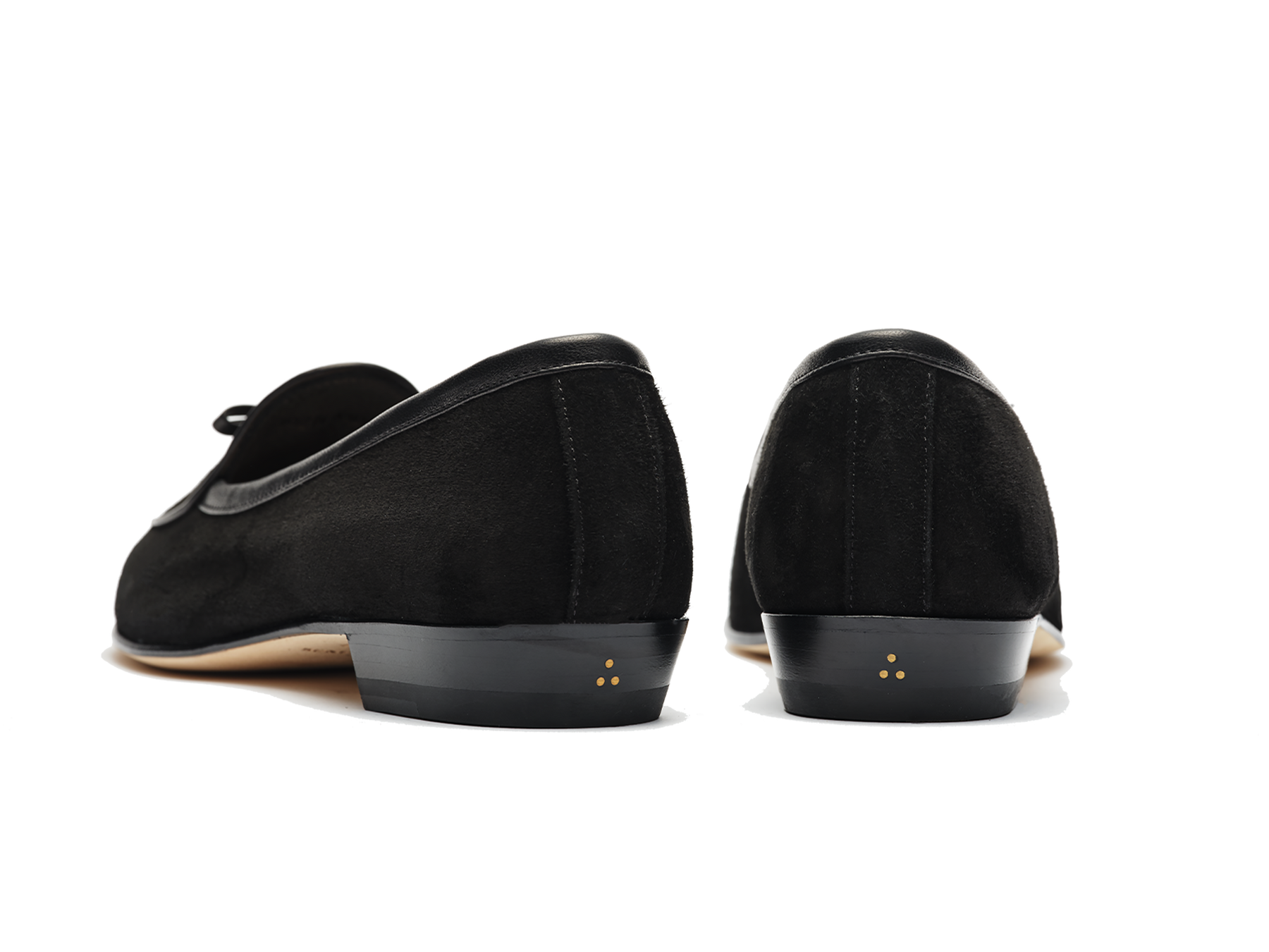 Sagan Bow in Black Asteria Suede