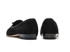 Sagan Bow in Black Asteria Suede
