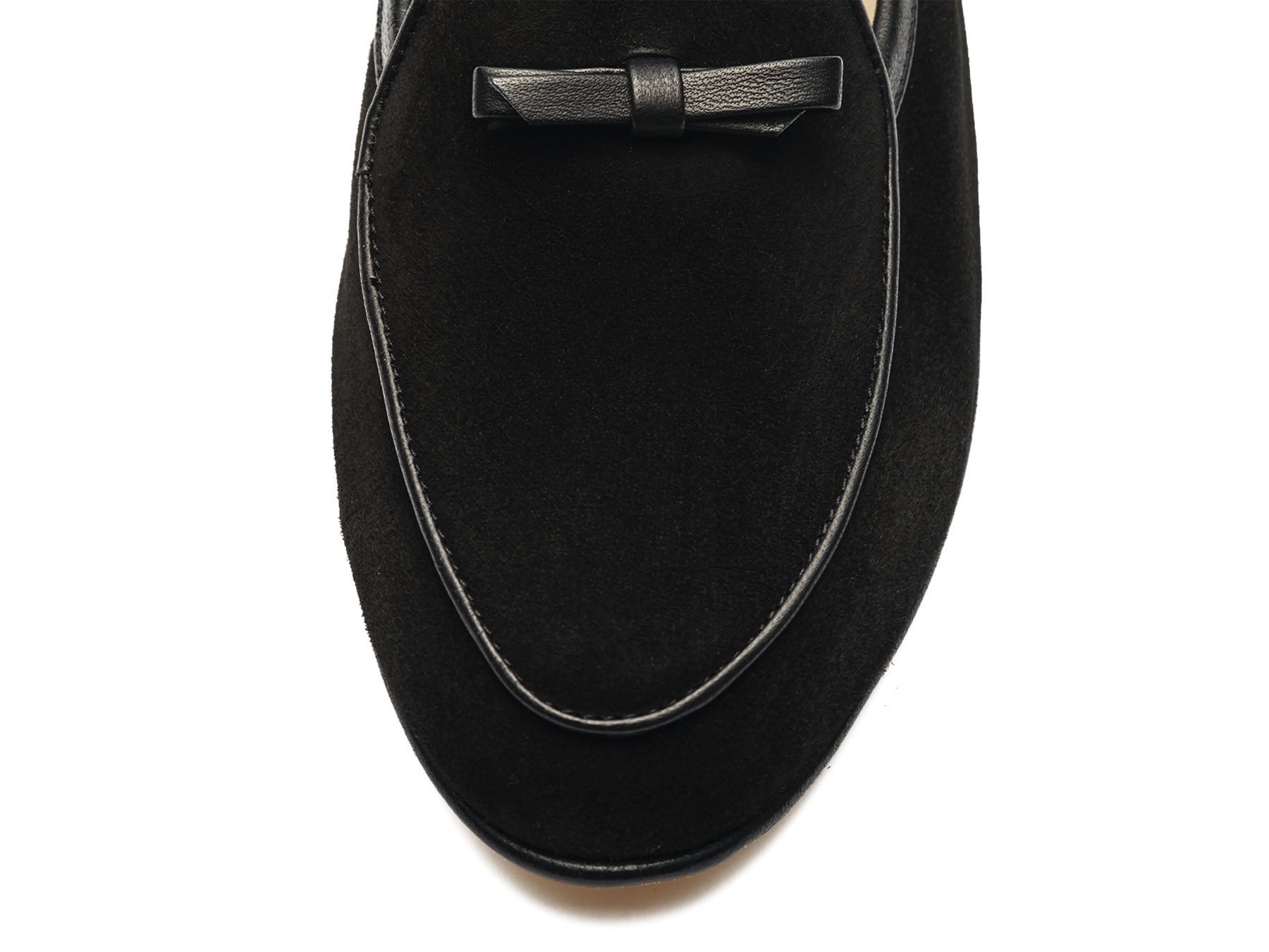 Sagan Bow in Black Asteria Suede