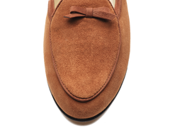 Sagan Bow in Moyen Brown Asteria Suede