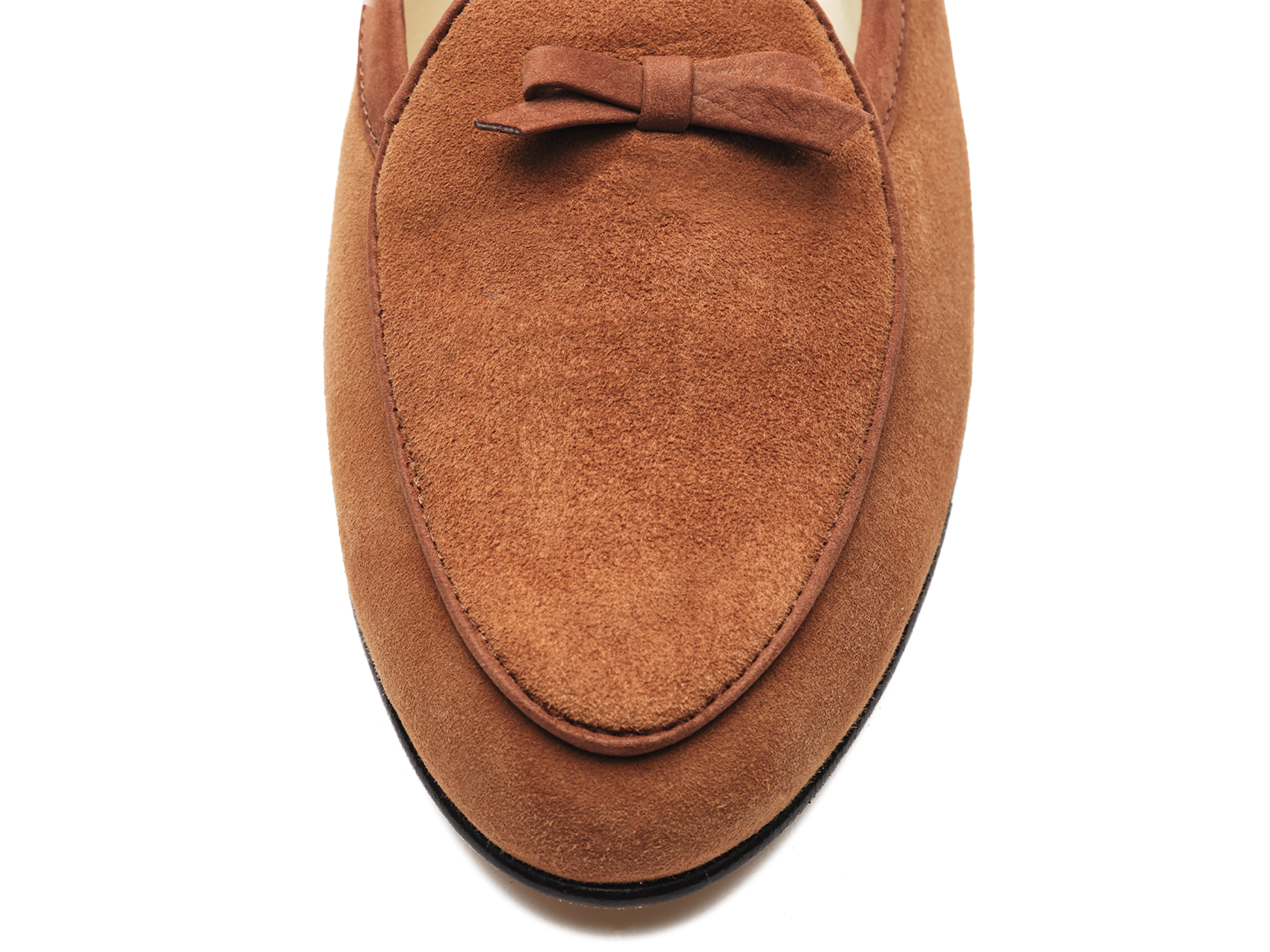 Sagan Bow in Moyen Brown Asteria Suede