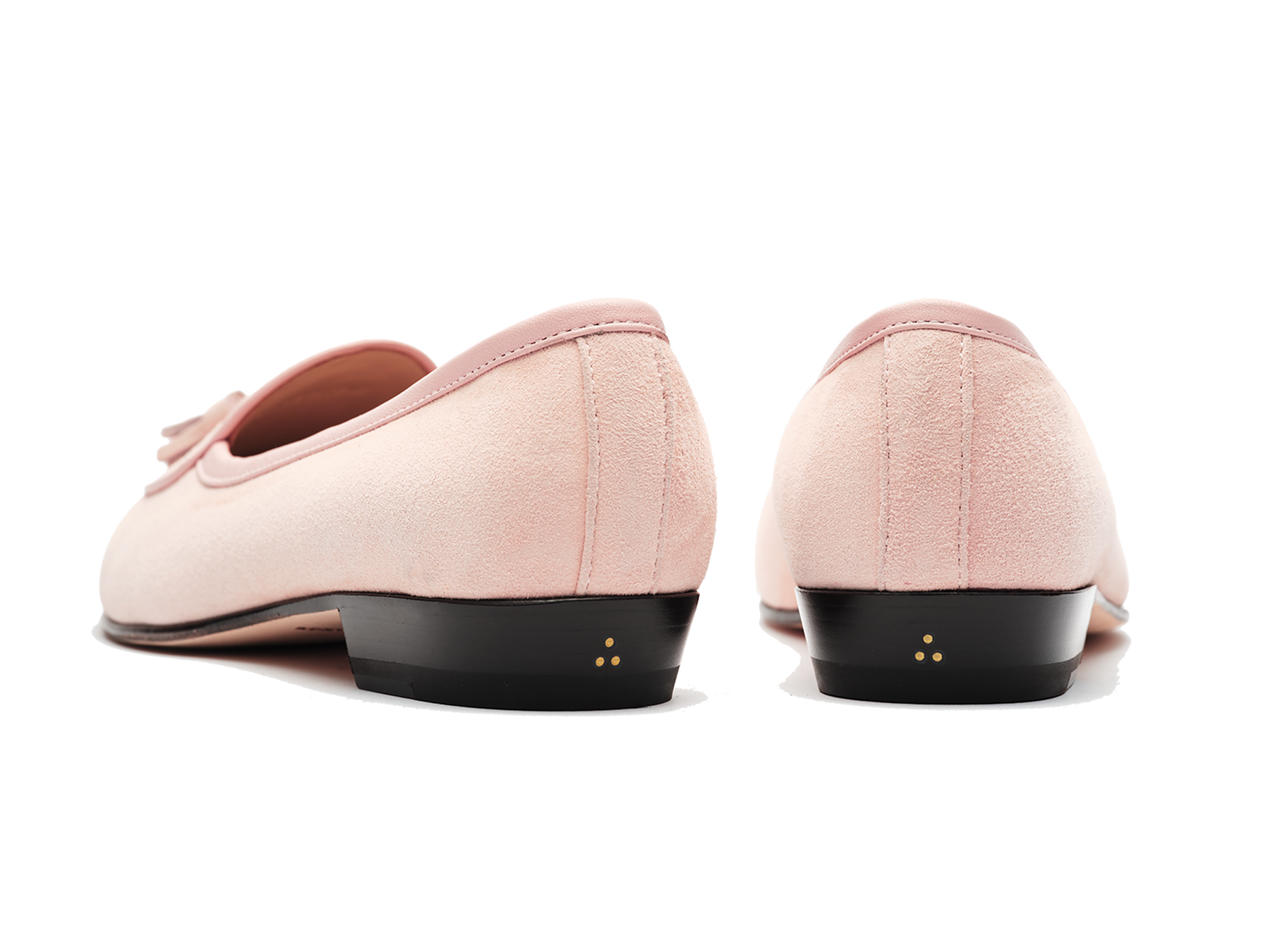 Sagan Classic Tassel Loafers in Soft Pink Asteria Suede