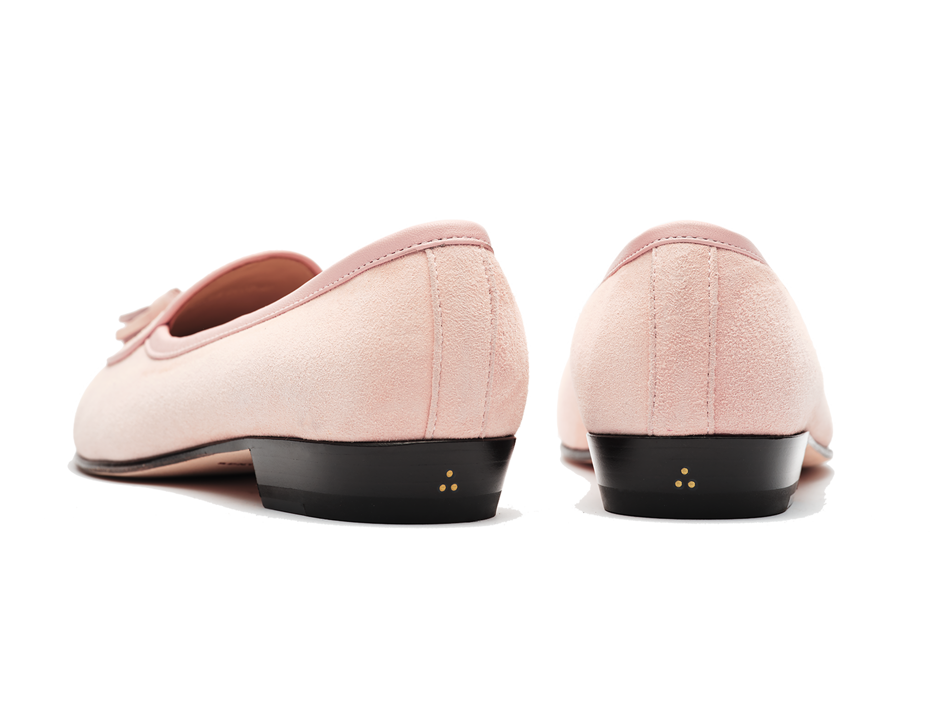 Sagan Classic Tassel Loafers in Soft Pink Asteria Suede