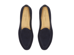 Sagan Rubber in Midnight Navy Asteria Suede