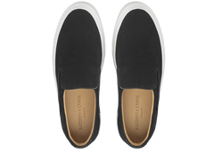 Beat Trainer in Black Glove Suede