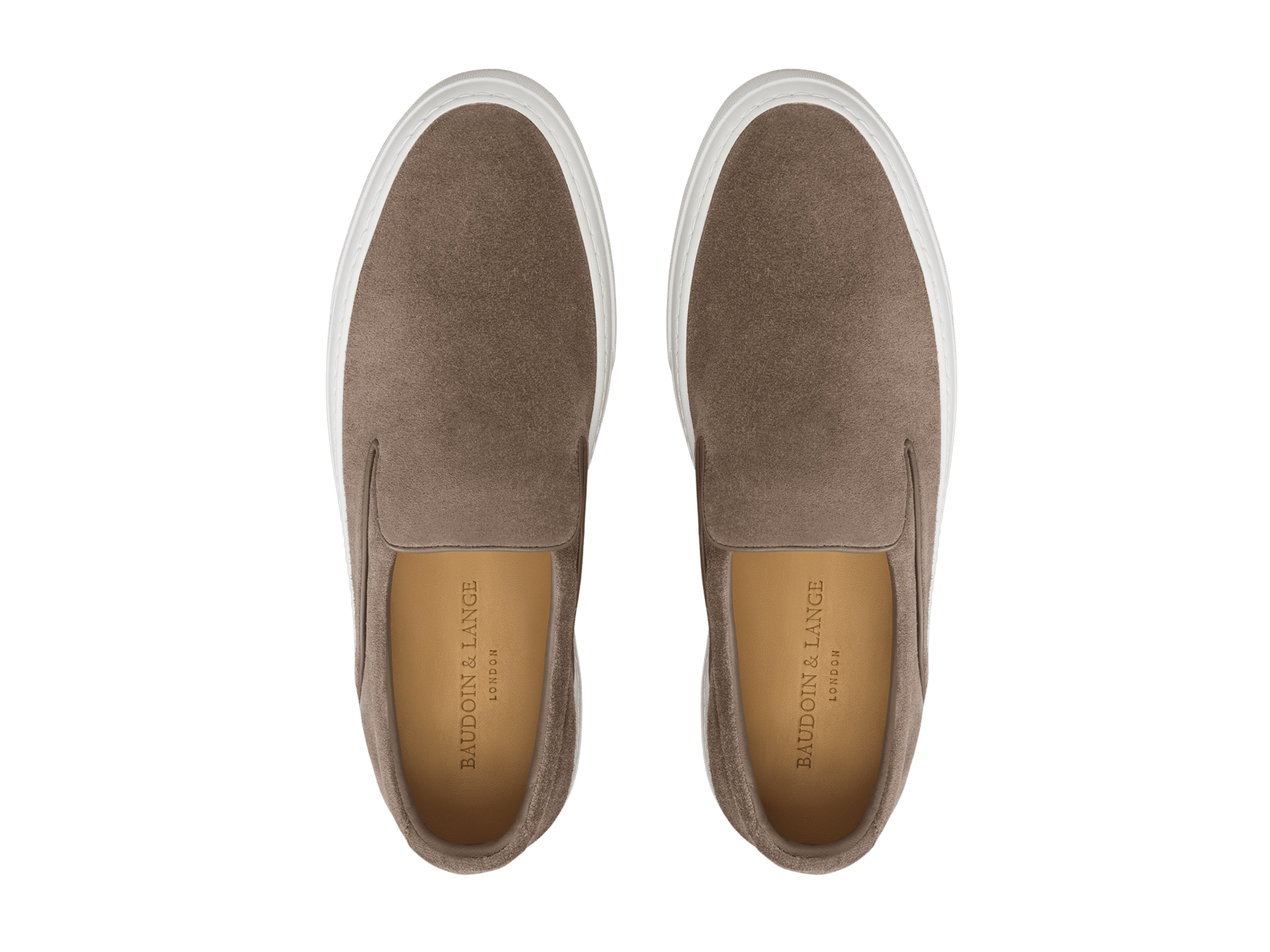 Beat Trainer in Boston Taupe Glove Suede