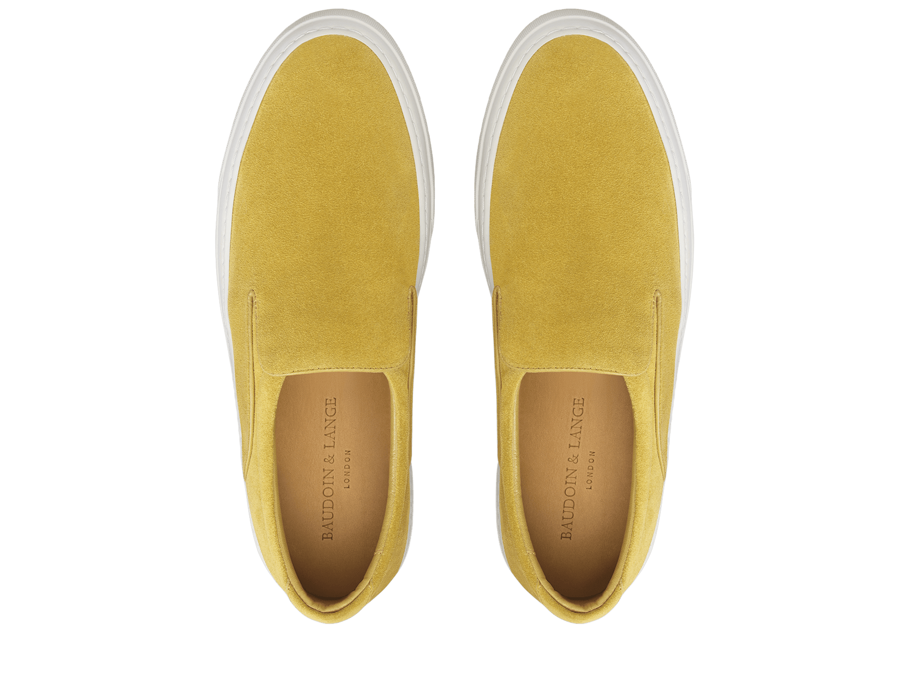 Beat Trainer in Cornmeal Yellow Glove Suede