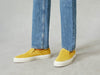 Beat Trainer in Cornmeal Yellow Glove Suede