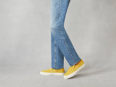 Beat Trainer in Cornmeal Yellow Glove Suede