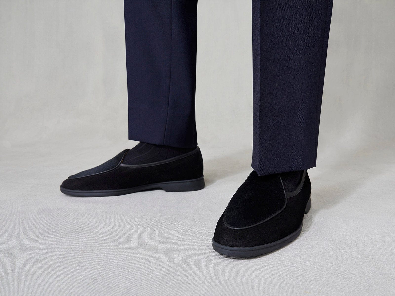 Chromo Socks in Cotton - Black | Loafer Socks | Baudoin & Lange Chromo Socks in Cotton - Black | Loafer Socks | Baudoin & Lange
