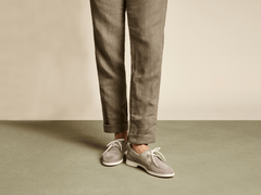 Decks in Galet Grey Nubuck White Sole
