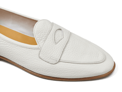 Sagan Classic Ginkgo in Blanc Cassé Deerskin (4627845316685)