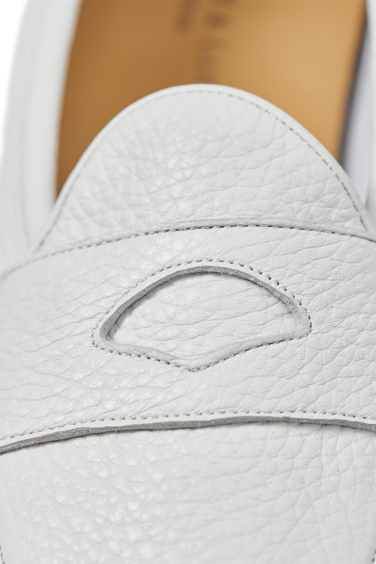 Sagan Classic Ginkgo in Blanc Cassé Deerskin (4627845316685)