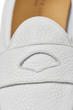 Sagan Classic Ginkgo in Blanc Cassé Deerskin (4627845316685)