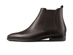 Hicks Chelsea Boots in Dark Brown Calf