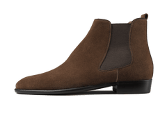 Hicks Chelsea Boot in Dark Snuff Shield Suede