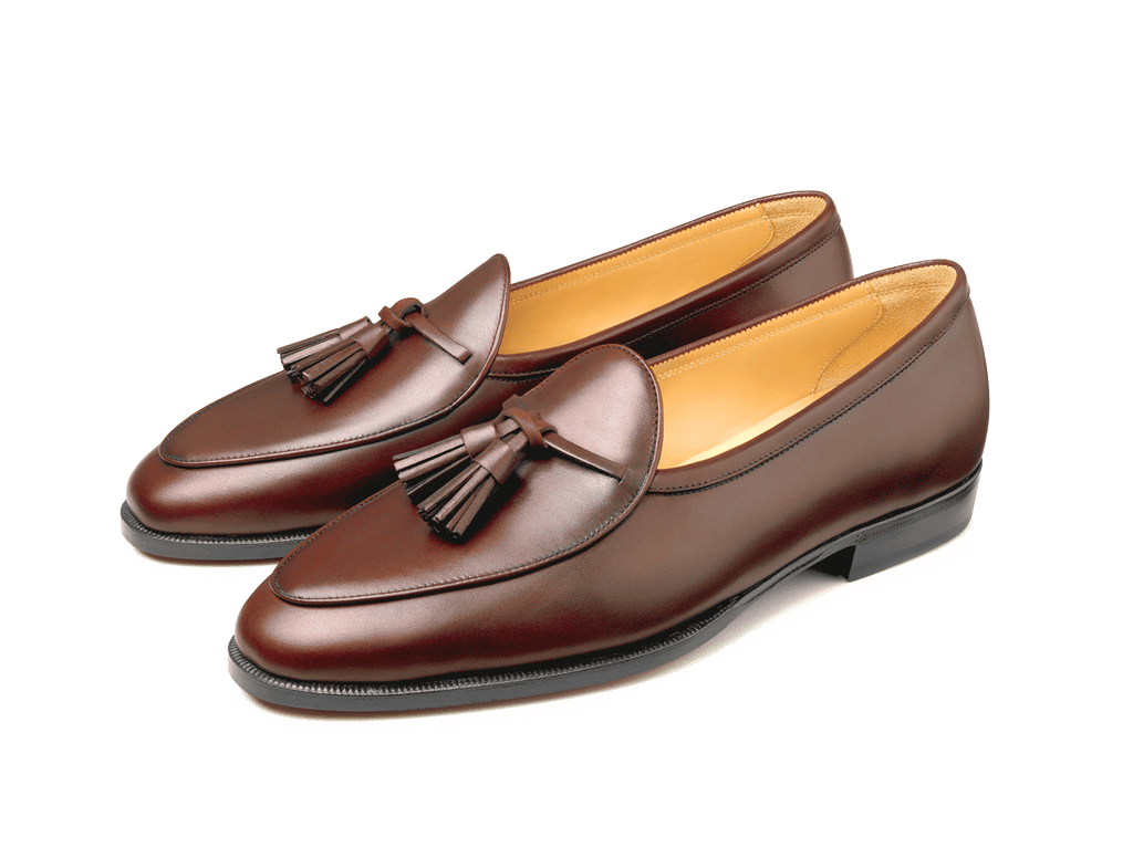 Grand Conti Tassel Loafers in Tawny Noble Calf