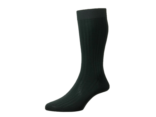 Chromo Socks in Dark Green Cotton