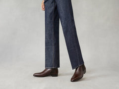 Hicks Chelsea Boots in Dark Brown Calf