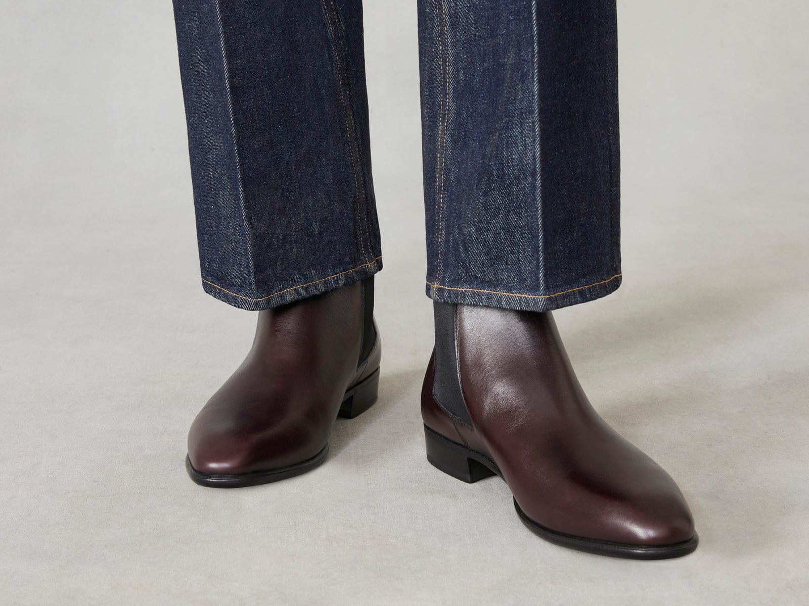 Hicks Chelsea Boot in Oxblood Calf