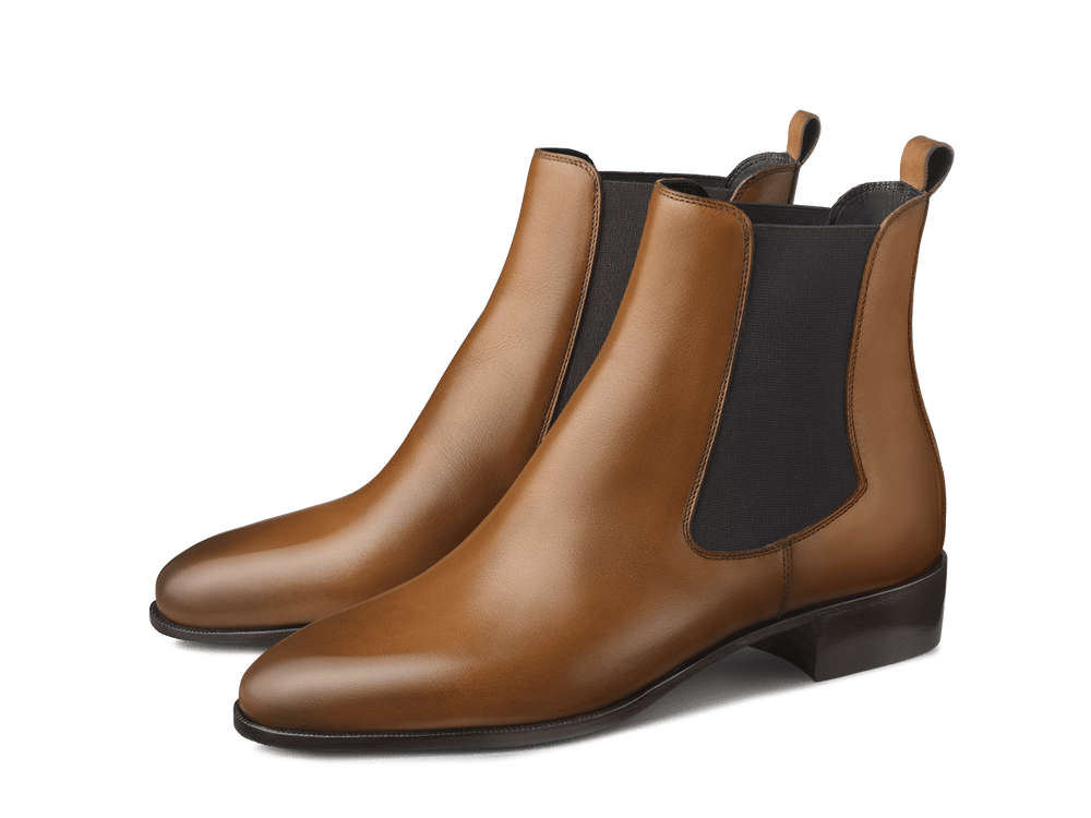 Joan Boot in Saddle Dream Calf