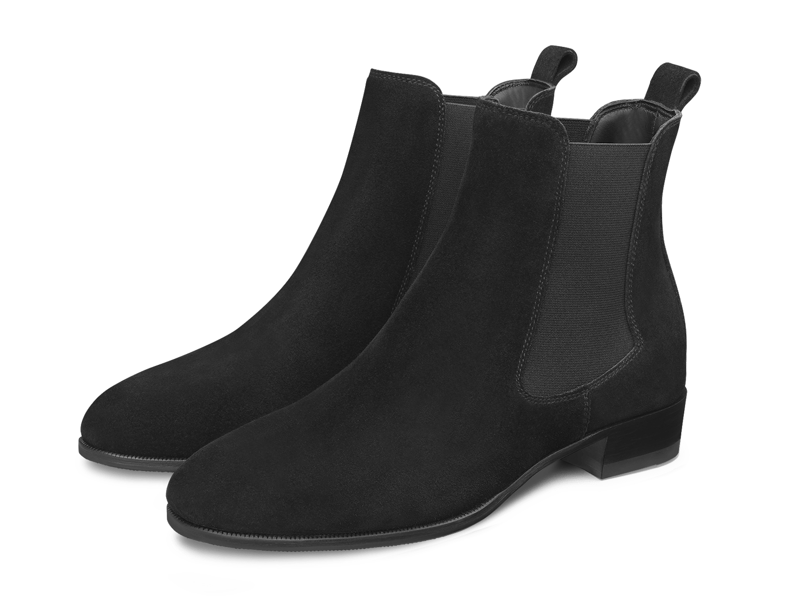 Joan Boot in Black Glove Suede