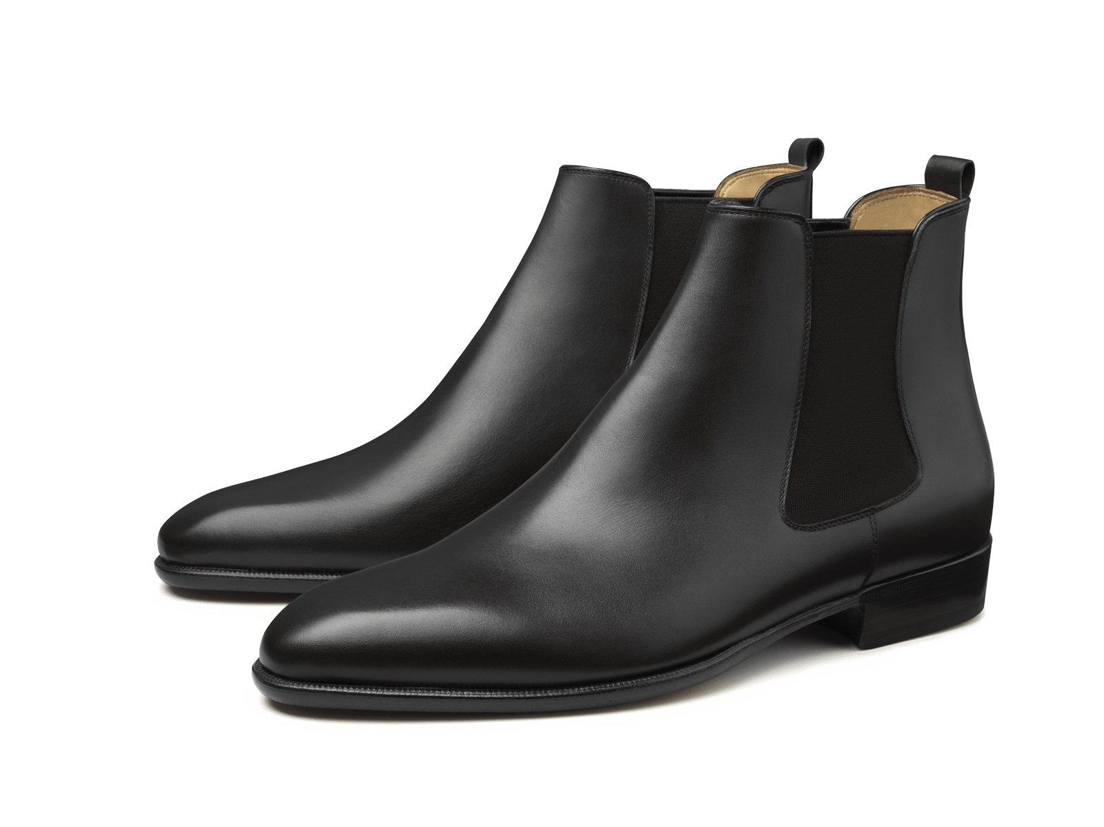 Hicks Chelsea Boot in Black Calf