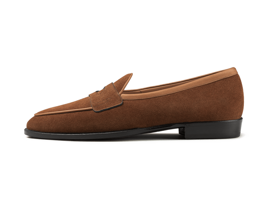 Mens tan 2025 penny loafers