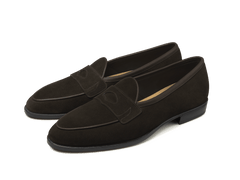 Fenelon in Dark Brown Noble Suede
