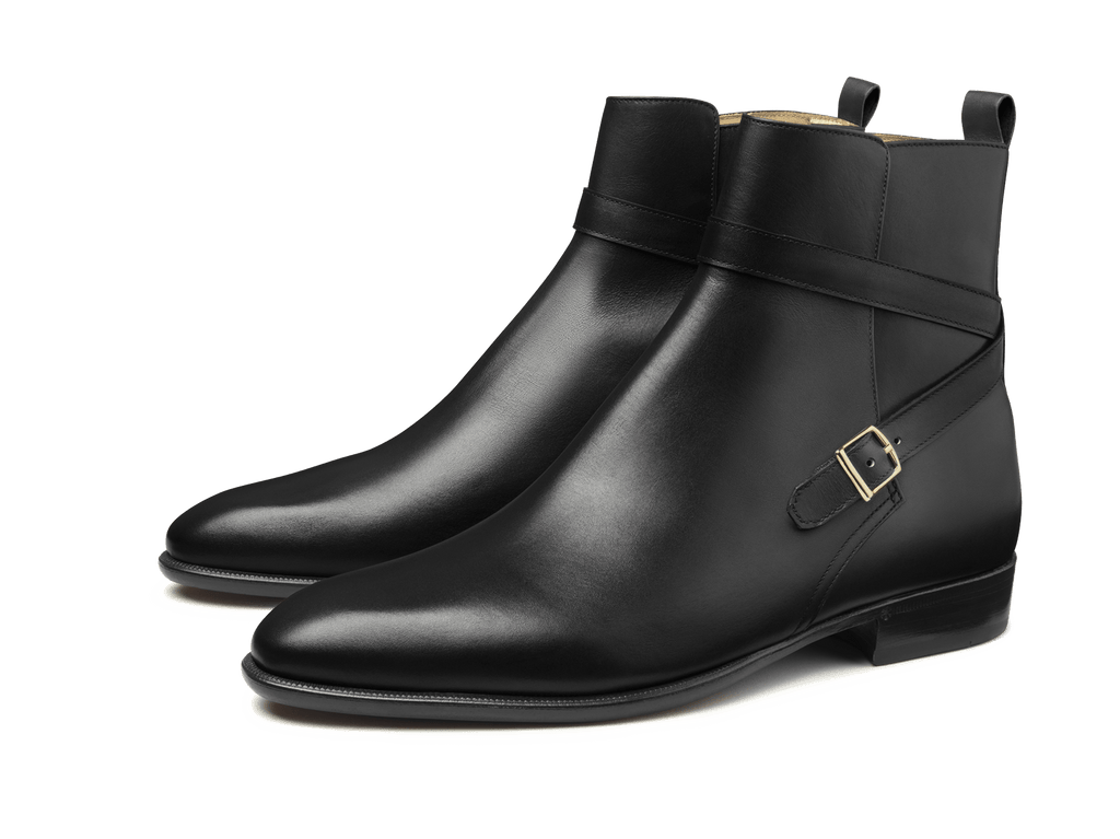 Watts Jodhpur Boot in Black Calf – Baudoin & Lange