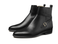 Watts Jodhpur Boot in Black Calf